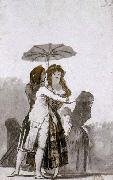 Francisco de Goya, Couple with Parasol on the Paseo